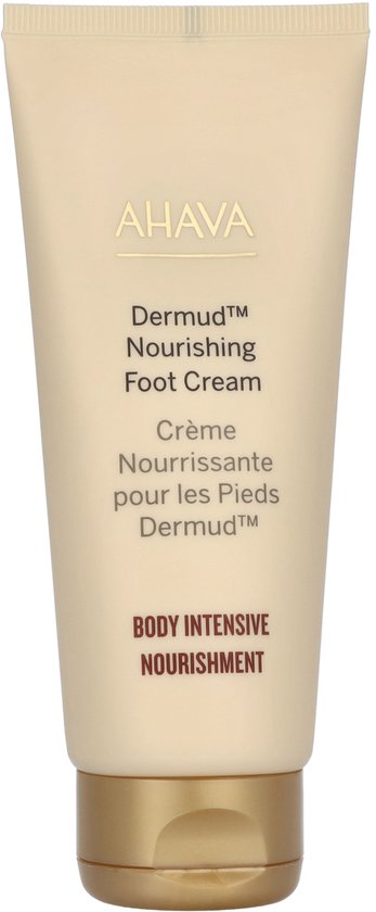 AHAVA Dermud Intensieve Voetcrème - Hydrateert Droge & Ruwe Voeten | Verlicht Irritaties & Gevoeligheden | Biedt Zachtheid & Comfort | Voet Verzorging voor Mannen & Vrouwen | Moisturizer voor een Droge Huid - 100ml