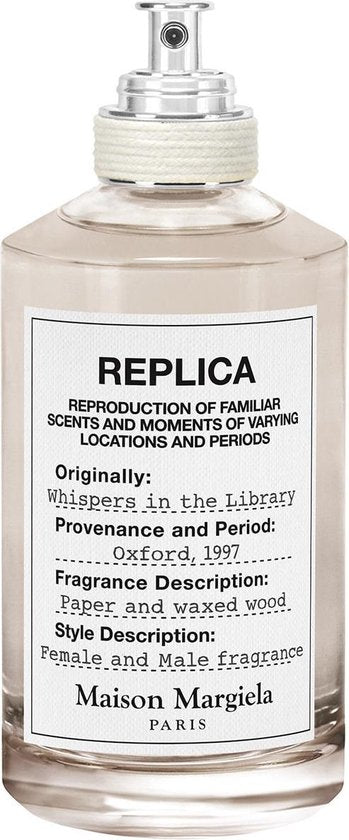 MAISON MARGIELA Replica Whispers In The Library - Houtachtige frisse geur voor heren - 100 ml