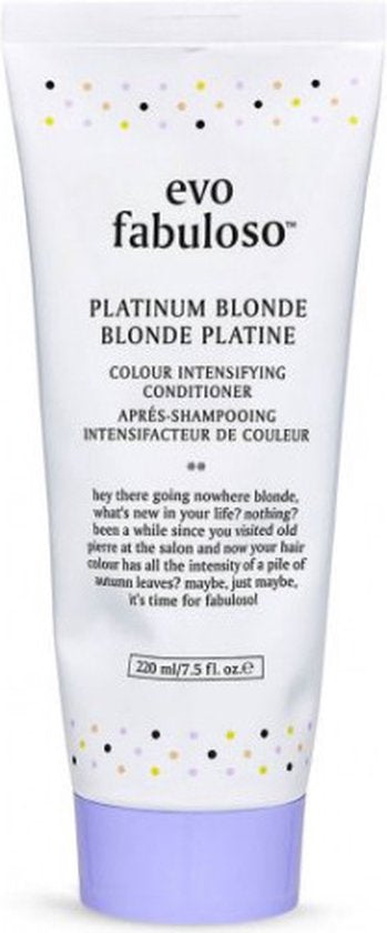 EVO Fabuloso Colour Boosting Treatment -Platinum Blonde 220ml
