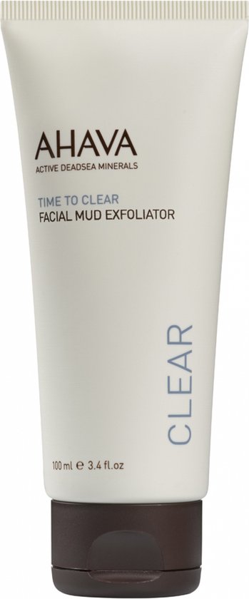 AHAVA Modder exfoliator – Exfolieert – Voor een helderende en frissere huid – VEGAN – Alcohol- en parabenenvrij – Parfumvrij – 100mL