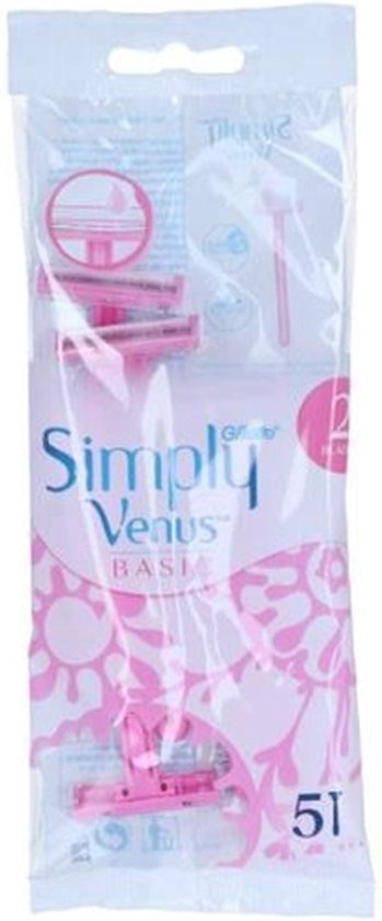 Gillette Simply Venus - Basic Wegwerpmesjes - 5 Stuks