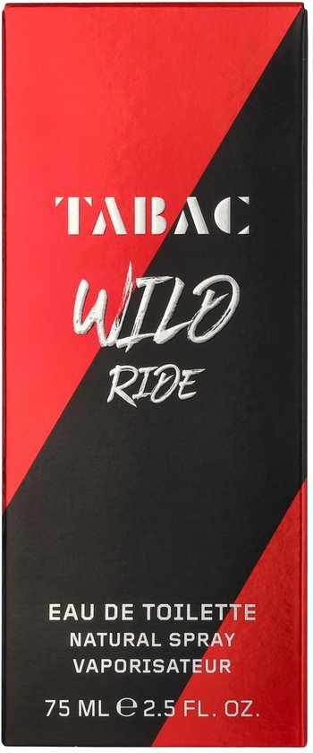 Tabac Wild Ride Eau de Toilette - Frisse avontuurlijke geur voor heren - 75ML