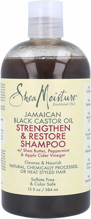 Shea Moisture Jamaican Black Castor Oil - Strengthen Grow & Restore Shampoo - 384 ml