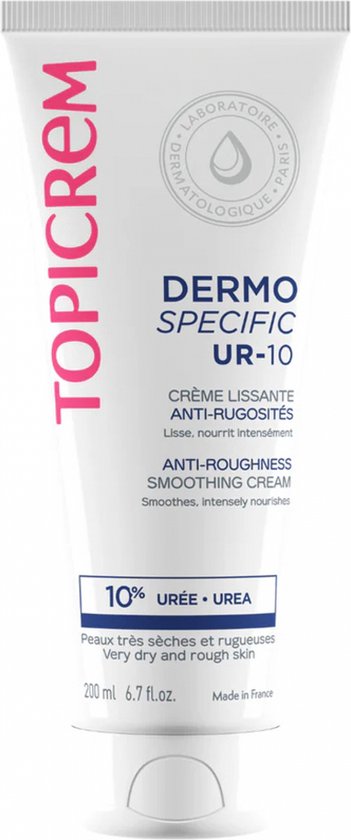 Topicrem Ur10 Creme Smoothing A/ruwheid 200ml
