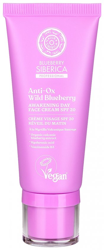 NATURA SIBERICA BLUEBERRY ANTI-OX CREMA DE DIA FACIAL WILD BLUEBERRY 50ML