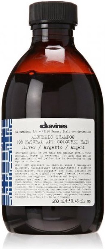 Non-permanent Colourant Shampoo Davines Alchemic Silver 250 ml 280 ml