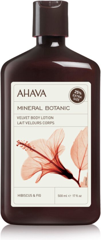 AHAVA Mineraal Botanische Bodylotion - Hibiscus & Vijg | Reinigt & Hydrateert | Geeft Ontspannend Gevoel | Lotion voor dames & heren | Moisturizer voor een droge huid & gezicht - 500ml