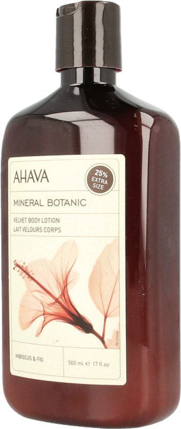 AHAVA Mineraal Botanische Bodylotion - Hibiscus & Vijg | Reinigt & Hydrateert | Geeft Ontspannend Gevoel | Lotion voor dames & heren | Moisturizer voor een droge huid & gezicht - 500ml