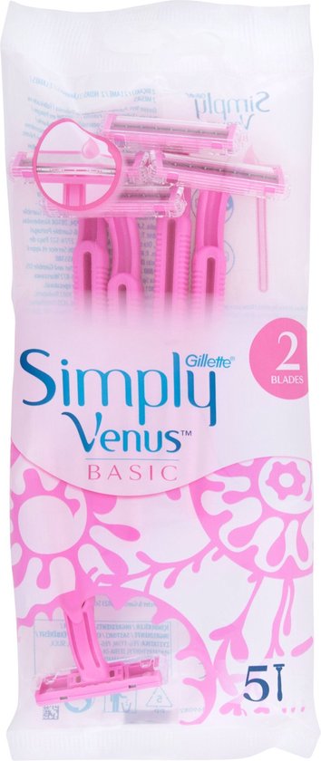 Gillette Simply Venus - Basic Wegwerpmesjes - 5 Stuks