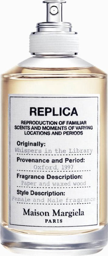 MAISON MARGIELA Replica Whispers In The Library - Houtachtige frisse geur voor heren - 100 ml