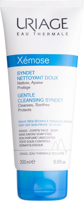 Uriage - Fine cleansing cream gel for dry to atopic skin Xémose (Gentle Cleansing Syndet) - 200ml