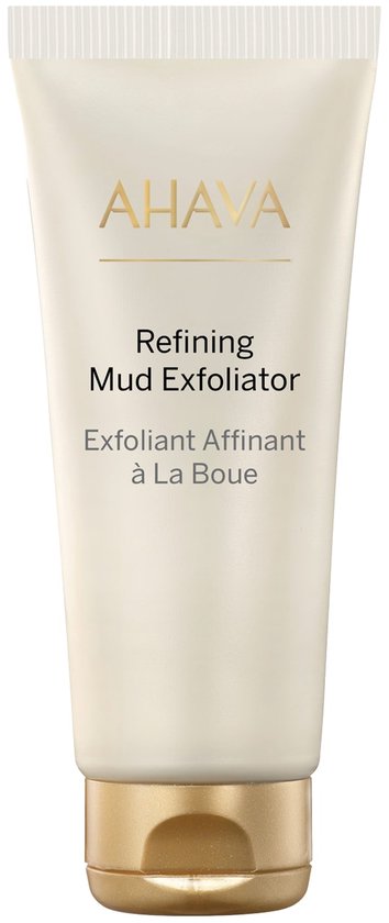AHAVA Gezichtsmodder exfoliant - Onthult een helderende en frissere huid - Verbetert het absorptievermogen van de huid - Eenmalig gebruik - VEGAN – Alcohol- en parabenenvrij – 8ml