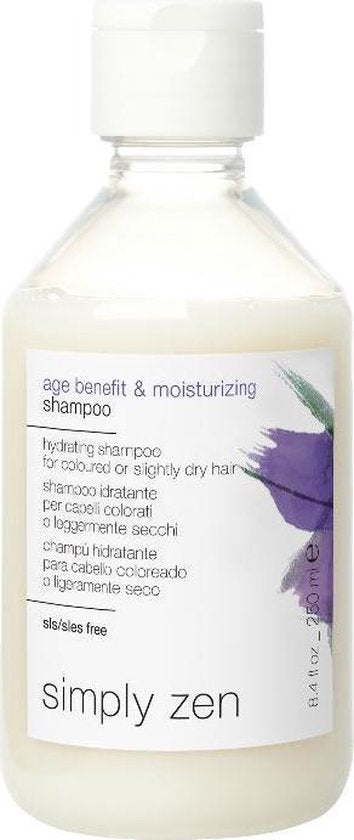 Simply Zen age benefit & moisturizing shampoo 250 ml - Normale shampoo - Voor Gekleurd haar