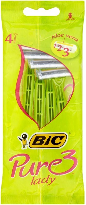 Bic Razors Pure 3 Lady 4 Pcs
