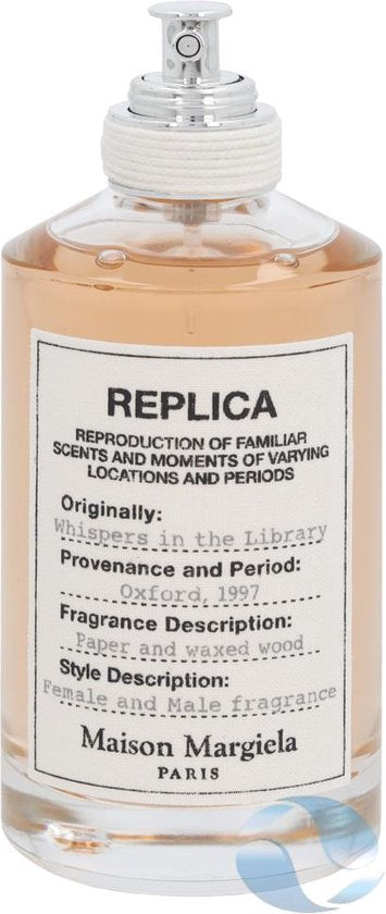 MAISON MARGIELA Replica Whispers In The Library - Houtachtige frisse geur voor heren - 100 ml
