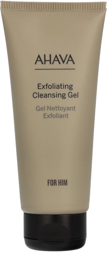 AHAVA MAN Exfoliërende Reinigingsgel - Diepe Reiniging & Verfrissing | Verwijdert Verstopte Poriën | Zachte en Energiegevende Formule | Gezichtsreiniger voor mannen - 100ml