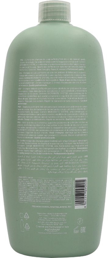 Shampoo Semi Di Lino Scalp Renew Purifying Alfaparf Milano (1 L)