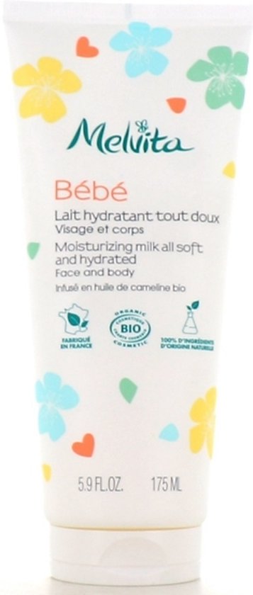 Melvita Bébé Melk Bébe Lait Hydratant Tout Doux Visage & Corps