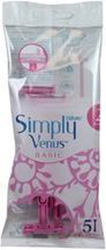 Gillette Simply Venus - Basic Wegwerpmesjes - 5 Stuks
