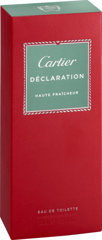 Uniseks Parfum EDT Cartier 100 ml Declaration Haute Fraicheur