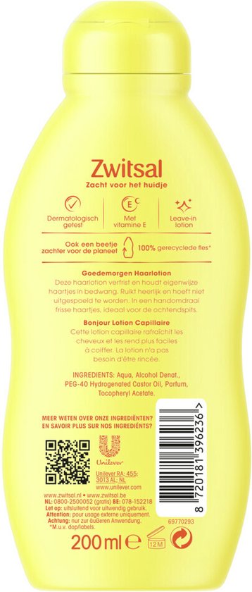 Zwitsal Goedemorgen Haarlotion - 6 x 200 ml