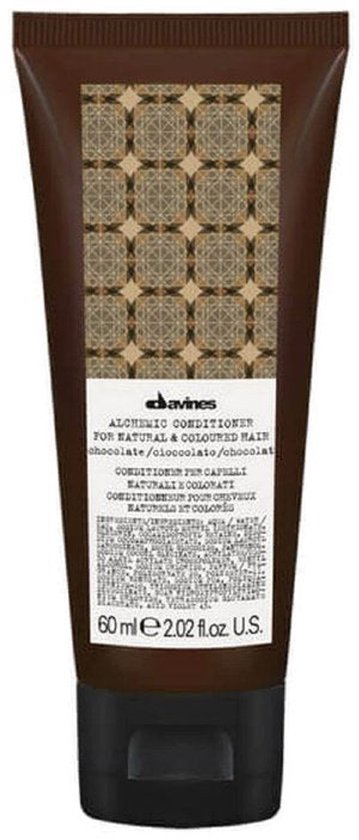 Davines Alchemic Conditioner Chocolate - Gekleurde conditioning crème voor donkerbruin haar