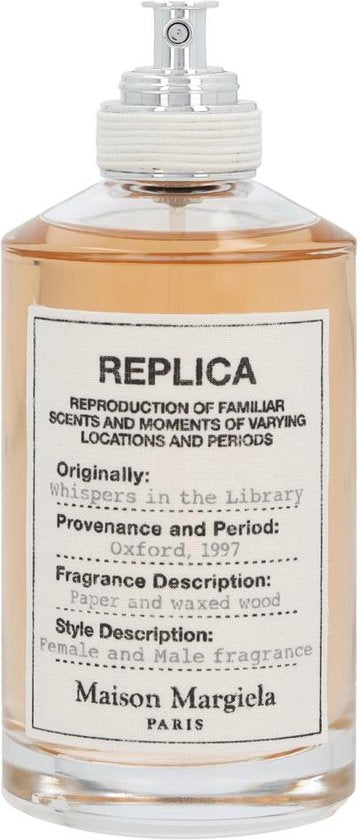 MAISON MARGIELA Replica Whispers In The Library - Houtachtige frisse geur voor heren - 100 ml