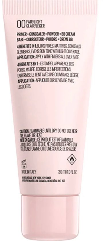 Maybelline New York - Instant Age Rewind Perfector 4-in-1 Matte - Fair Light - Primer, Concealer, BB Cream en Poeder in één Tube - 30 ml