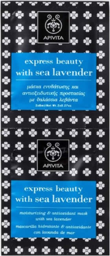 Apivita Masker Express Beauty Express Sea Lavender Mask 2x8 ml 16ml