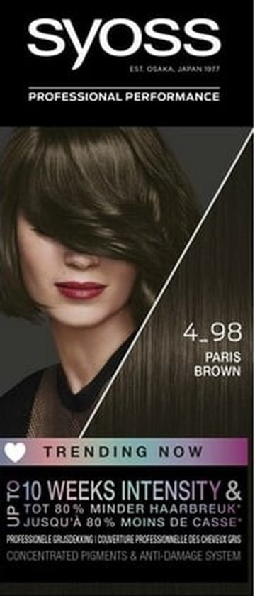 SYOSS Color baseline 4-98 Paris Brown - 1 stuk