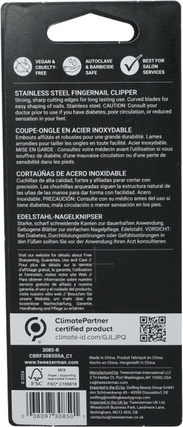 Tweezerman - Stainless Steel Nagelknipper