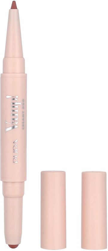 PUPA Milano Vamp! Creamy Duo Lip Pencil & Shiny Lipstick 001 Fair Nude 0,8 gr