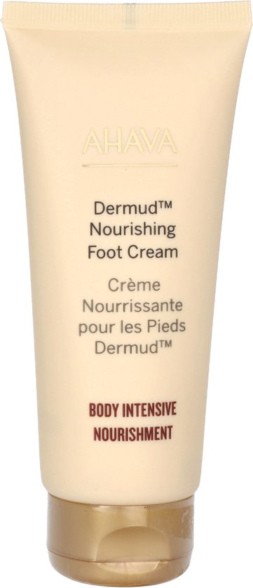 AHAVA Dermud Intensieve Voetcrème - Hydrateert Droge & Ruwe Voeten | Verlicht Irritaties & Gevoeligheden | Biedt Zachtheid & Comfort | Voet Verzorging voor Mannen & Vrouwen | Moisturizer voor een Droge Huid - 100ml