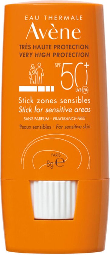 Avène Zonnebrandcrème Solaire Haute Sensitive Avene Spf 50+ Stick - Zonnebrand - 8 ml