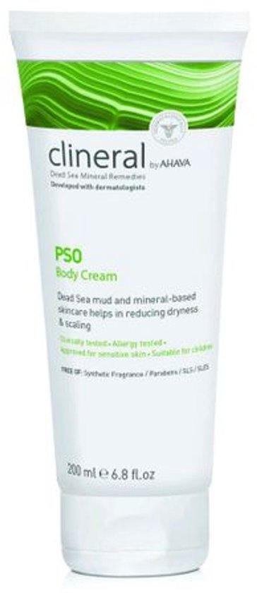 AHAVA CLINERAL PSO Lichaamscrème | Intensief Hydraterend & Verzachtend | Vermindert Droogheid | Moisturizer voor een droge huid & gezicht | Body Cream