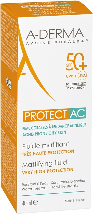 Voc htinbrengende Matte Vloeistof A-Derma Protect AC 40 ml