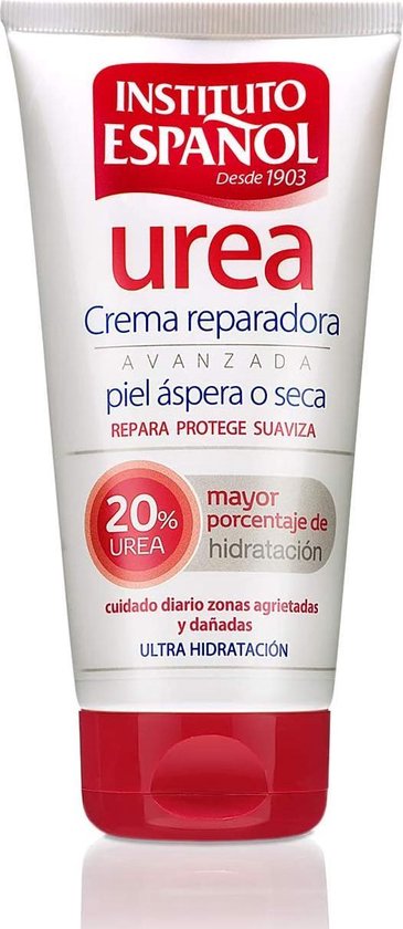 Instituto Espanol - Urea Creme 20% - Huid Creme voor Ruwe Gebarsten en Droge Atopishe Huid - Utra Hydratatie - Lichaamsverzorging - Vrouw - 150 ml
