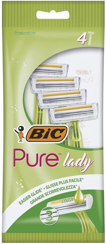 Bic Razors Pure 3 Lady 4 Pcs