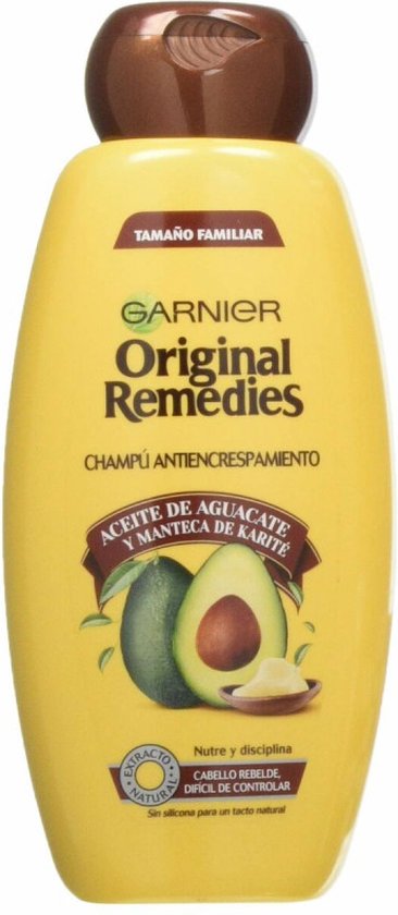 Anti-Frizz Shampoo Garnier Original Remedies Karité Avocado 600 ml