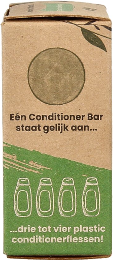 HappySoaps Conditioner Bar - Aloe Vera Love - Beschadigd, Normaal en Vet Haar - 100 Plasticvrij, Natuurlijk en Vegan - 65gr