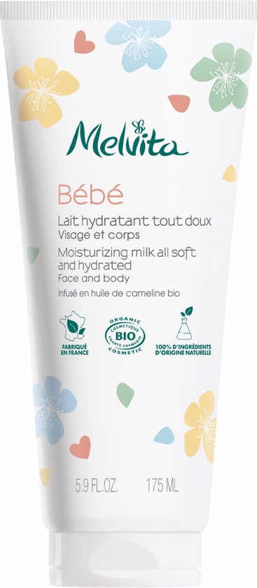 Melvita Bébé Melk Bébe Lait Hydratant Tout Doux Visage & Corps