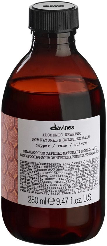 Niet-permanente Kleurshampoo Davines Alchemic Cooper 250 ml