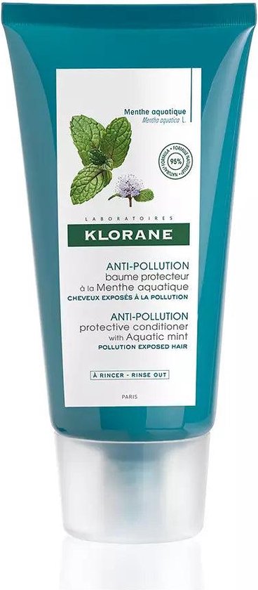 Klorane Detox - Normaal Haar Organic Mint Conditioner 150 ml