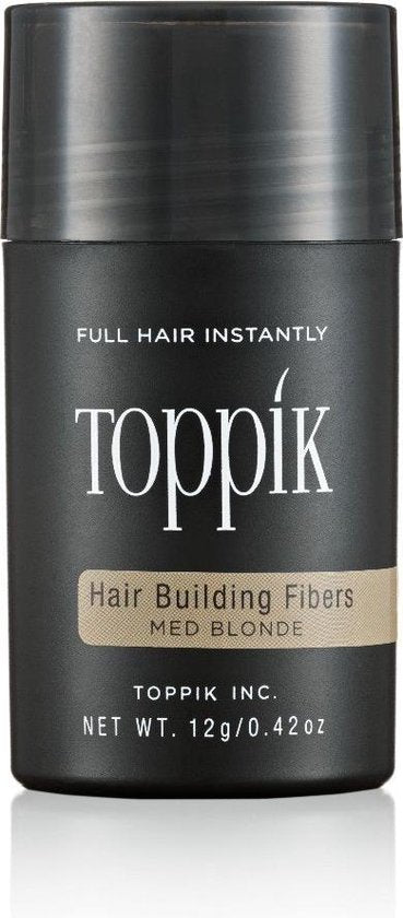 Toppik Hair Building Fibers Middenblond | 12 gram | Cosmetische Haarverdikker, Verbergt haaruitval (Direct voller haar)