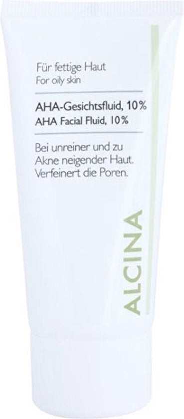 Alcina - 10% AHA Facial Fluid - Pletový fluid s aha kyselinami - 50ml