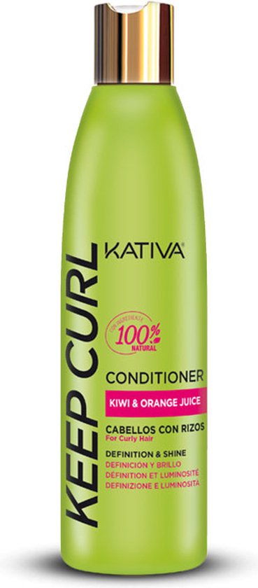 Conditioner voor Gedefinieerde Krullen Kativa Keep Curl (250 ml)