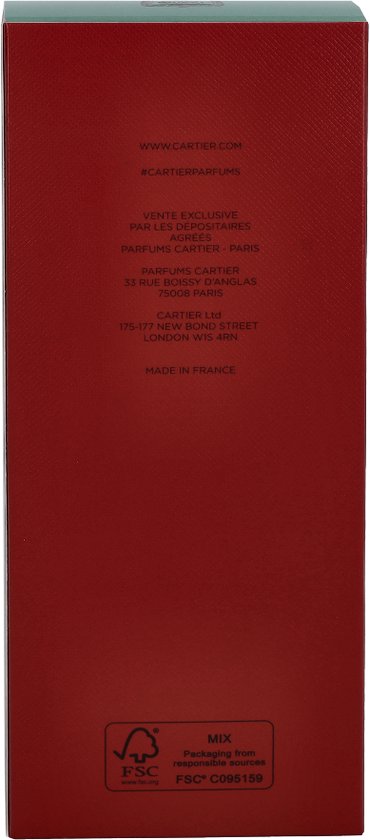 Uniseks Parfum EDT Cartier 100 ml Declaration Haute Fraicheur