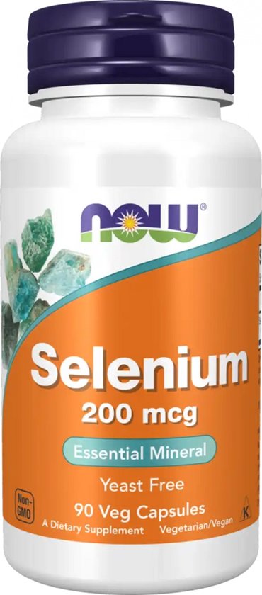 Vitaminen - Selenium 200mcg 90 Capsules - Now