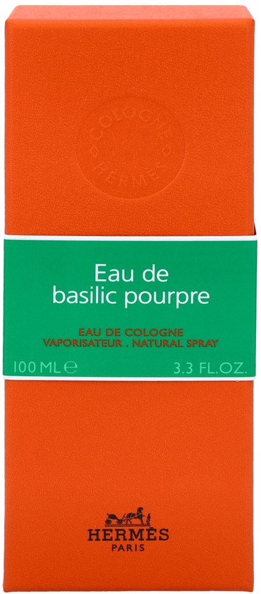 Hermès Eau De Basilique Pourpre Eau De Cologne Spray 100 Ml