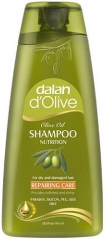 Dalan d'Olive - Shampoo - Haarherstel - Voor Droog & Beschadigd Haar - 400 ml